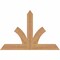 Ekena Millwork Richland Timber Gable Bracket, Western Red Cedar, 36"W x 24"H x 1 1/2"D x 3 1/2"F, 16/12 Pitch GBW036X24X0204RIC00SWR - alternate 1